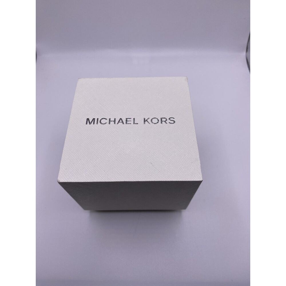Michael Kors MK6486 MK Logo Dial Analog Sliver Quartz Women's Watch - Picture 10 of 10